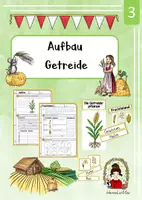 Vorschau - Arbeitsblätter - Getreide Aufbau - Deckblatt
