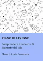 anteprima - Piani di lezione - Comprendere il concetto di diametro del sole - Pagina di copertina