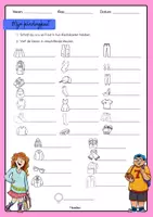 Vorschau - Mal- und Bastelvorlagen - Kleding - Mijn Kledingkast (ohne Differenzierung) - Seite 1
