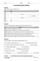 Vorschau - Arbeitsblätter - LK Adjekitve steigern (inkl. Lösungen) - Deckblatt