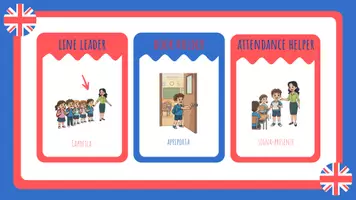 anteprima - Flashcard - CLASSROOM JOBS: MANSIONI DI CLASSE - Pagina 1