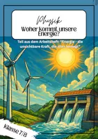 Vorschau - Unterrichtsreihen - Woher kommt unsere Energie? Arbeitsblätter - Deckblatt
