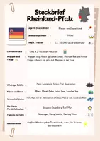 Vorschau - Arbeitsblätter - Steckbrief Rheinland-Pfalz - Infotext mit Vorlage + Lösungen - Seite 2