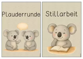 Vorschau - Präsentationen/Tafelbilder - Tafelmaterial Lautstärkeschilder - Koala - Seite 2