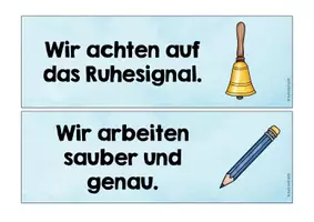 Vorschau - Poster - Klassenregeln Aushänge blau (wachsendes Paket) - Seite 3