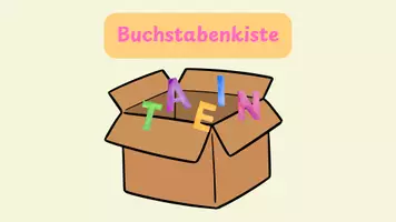 Vorschau - Poster - Buchstabenkiste-Schild - Deckblatt