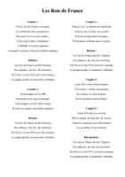 Aperçu - Inclusion - Chanson les Rois de France (cycle 3) - Page 1