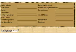 Vorschau - Mal- und Bastelvorlagen - Flipbook Beethoven - Seite 2