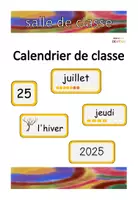 Vorschau - Poster - Calendrier de classe - version française - Deckblatt