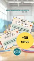 Vista previa - Juegos / Gamificación - Gimkana de Retos Divertidos – EF (30+ tarjetas) - Portada
