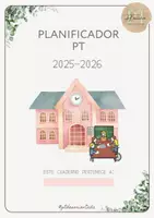 Vista previa - Refuerzo / NEE / Materiales de apoyo - Cuaderno PT/ AL 2025-2026 + Checklist hitos del desarrollo - Portada