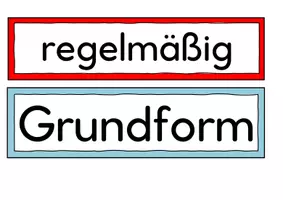 Vorschau - Poster - Verben im Präsens. Konjugation. Tafel- und Legematerial - Seite 2