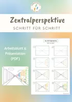 Vorschau - Arbeitsblätter - Zentralperspektive Schritt für Schritt - Deckblatt