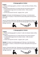 Vorschau - Arbeitsblätter - Bewegungsformen erproben / Gruppenarbeit - Seite 2
