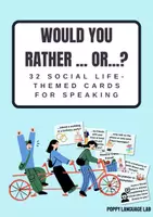 Vista previa - Tarjetas / Manipulativos - 32 Social Life-themed "Would You Rather...?" Speaking Cards - Portada