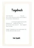 Vorschau - Mal- und Bastelvorlagen - Tagebuch Vorlage Klassentier - Seite 2