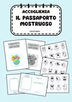 anteprima - Giochi - ACCOGLIENZA: IL PASSAPORTO MOSTRUOSO - Pagina di copertina