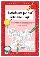 Vorschau - Arbeitsblätter - Einkleber für das Schreiblernheft - Druckschrift - Deckblatt