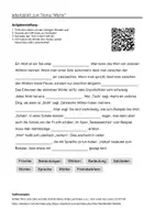 Vorschau - Arbeitsblätter - Arbeitsblätter zum Thema "Wörter" + Lösung & MP3 + - Deckblatt