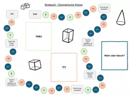 Vorschau - Spiele - Geometrische Körper Fragen Brettspiel - Seite 1