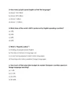 Vorschau - Arbeitsblätter - Is English still a good global language? (Leseverstehen, IKK) - Seite 2