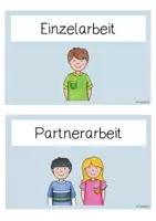 Vorschau - Bildkarten - Bildkarten Arbeitsphasen Grundschule - Seite 3