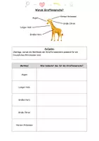 Vorschau - Arbeitsblätter - Giraffensprache - Arbeitsblätter - Seite 1