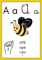 anteprima - Flashcard - Alfabeto illustrato e in LIS - materiale didattico inclusivo - Pagina di copertina