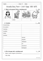 Vorschau - Test - Vocabulary Test - Australia (Orange Line 5) - Seite 3