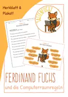 Vorschau - Poster - Ferdinand Fuchs und die Computerraumregeln - Deckblatt