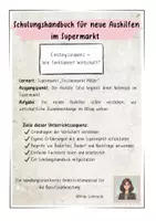 Vorschau - Arbeitsblätter - Einstieg Wirtschaft: Bedürfnis – Bedarf – Nachfrage im Supermarkt (Berufsvorbereitung, Förderschule & Werkstufe) - Seite 1