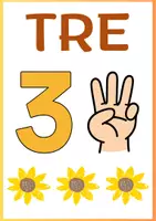 anteprima - Flashcard - Schede illustrate dei numeri da 0 a 10 - Pagina 3
