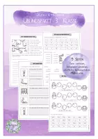 Vorschau - Arbeitsblätter - Übungspaket 3. Klasse (Deutsch & Mathematik) + Lösungen - Deckblatt