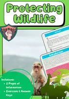 Vorschau - Arbeitsblätter - Protecting Wildlife: Englischunterricht - Deckblatt