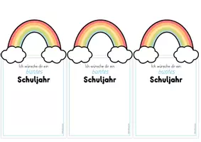 Vorschau - Mal- und Bastelvorlagen - Bunter Schulstart - Willkommengruß neues Schuljahr - Seite 3