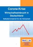 Vorschau - Stundenentwürfe - Absturz der deutschen Wirtschaft durch die Corona-Krise - Deckblatt