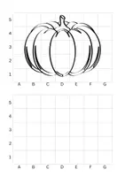 Vorschau - Arbeitsblätter - Rastertechnik Herbst Level 2 - Zeichnen lernen - Seite 2