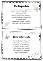 Vorschau - Bildkarten - Tischsprüche für den Kindergarten - Seite 1