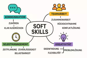Vorschau - Arbeitsblätter - Arbeitsblatt "Soft Skills" + interaktive Lösung & MP3 + Mindmap + Infografik - Seite 2