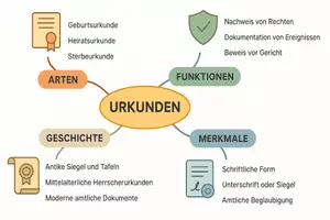 Vorschau - Arbeitsblätter - Arbeitsblätter "Urkunden" + Lösung & MP3 + Mindmap + Infografiken - Seite 2