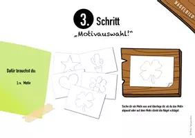 Vorschau - Mal- und Bastelvorlagen - Werken mit Holz - Nagelbild Anleitung (Motiv, Name) - Seite 3