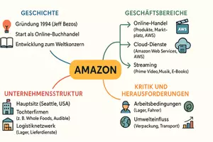 Vorschau - Arbeitsblätter - Arbeitsblätter zum Thema "Das Internetunternehmen Amazon" + Lösung & MP3 + Mindmap + Infografik - Seite 2