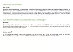 Vorschau - Arbeitsblätter - Flächeninhalte messen im Alltag - Seite 1
