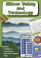 Vorschau - Arbeitsblätter - Silicon Valley: Technologie, Innovation und globaler Einfluss - Deckblatt