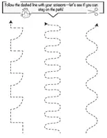 Aperçu - Feuilles d'exercices - Scissor Skills Practice Activity Workbook - Page 3