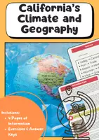 Vorschau - Arbeitsblätter - California Materialpaket: Geography, Landmarks, History, Culture & Activities - Seite 1
