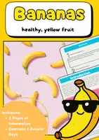 Vorschau - Arbeitsblätter - Bananas: Nutrition, Growing, Uses, Facts - Deckblatt