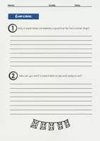 Vorschau - Arbeitsblätter - Watermelon: Nutrition, Growth, and Fun Facts - Seite 3