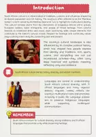 Vorschau - Arbeitsblätter - South African Culture and Languages: Englischunterricht Klasse 10 - Seite 1