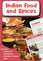 Vorschau - Arbeitsblätter - Indian Food and Spices: Culture, Cooking, Flavors - Deckblatt